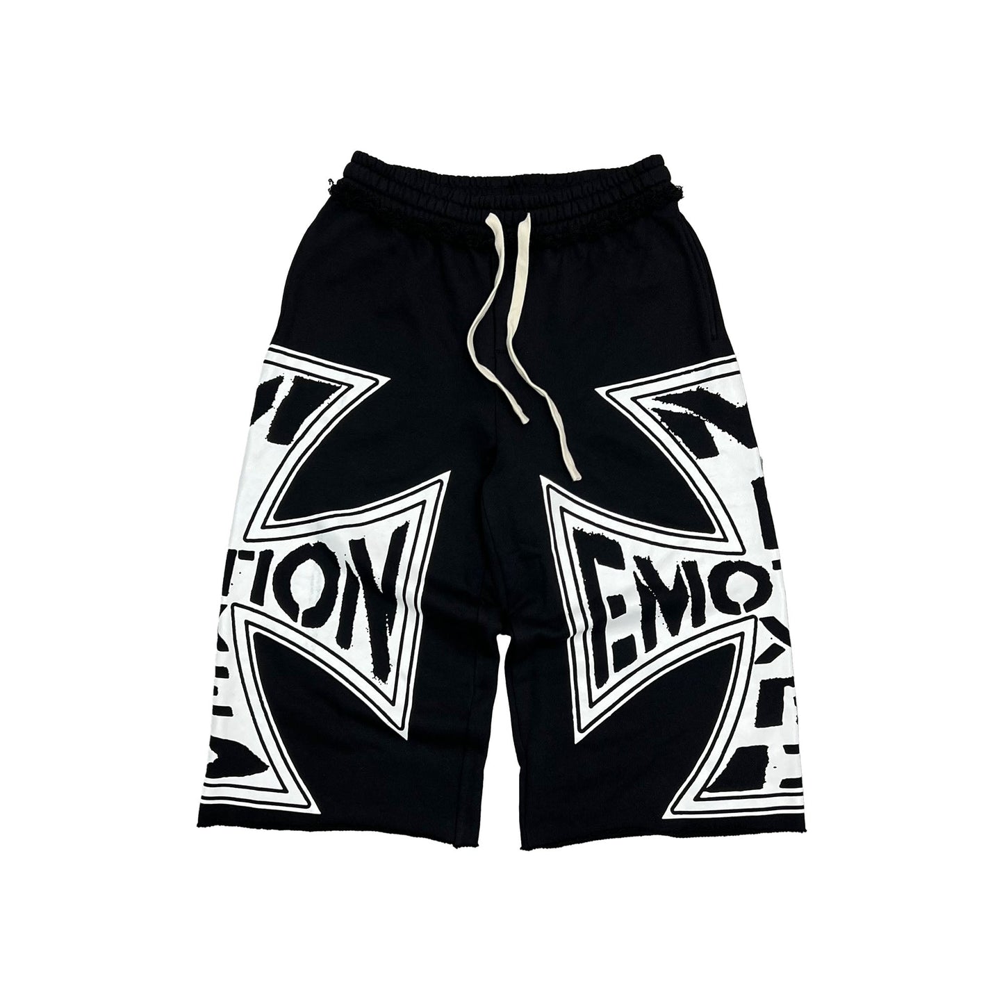 Mixed Emotion Brand Classic Black  Shorts