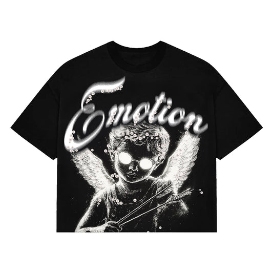 Mixed Emotion black sleeveless Shirt