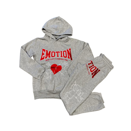Mixed Emotion Grey Cupid Tracksuit