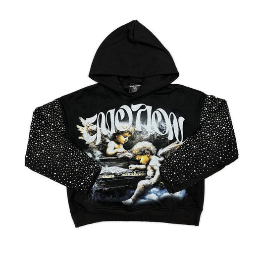 Mixed Emotion Brand Black Angels Hoodie
