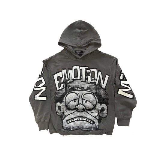 Mixed Emotion Brand Monster Grey Hoodie