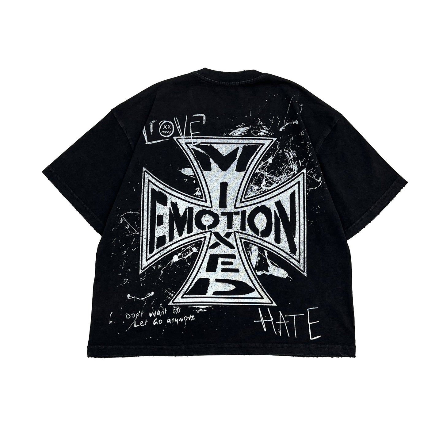 Mixed Emotion Chaos Black Shirt