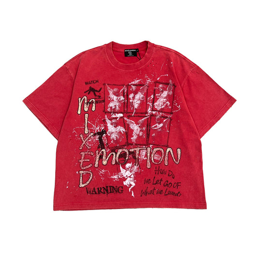 Mixed Emotion Brand Red Shirt