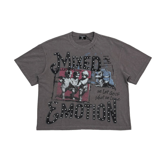 Mixed Emotion Brand Grey Friends Shirt