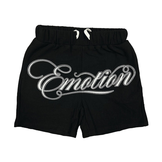 Mixed Emotional Brand Black Signature Shorts
